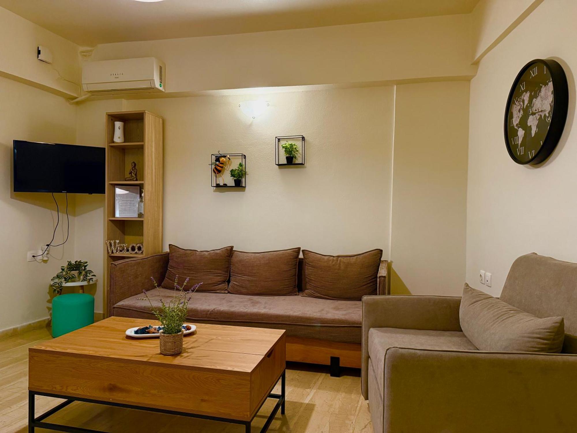 Central Studio Semi-Basement Heraklion  Luaran gambar